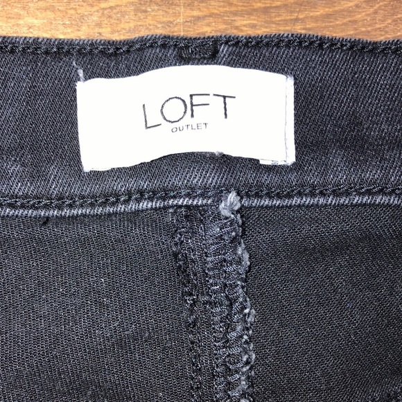 LOFT outlet size 6 Demi boot raw hem jeans - Picture 6 of 10